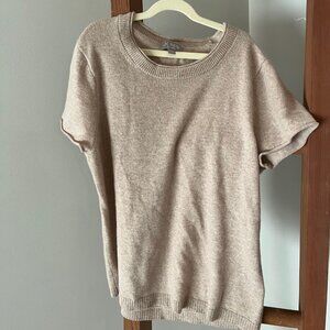 J Crew - UNWORN - Short-Sleeve Cashmere Crew Shirt - Large